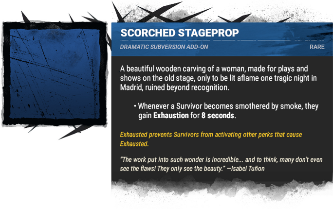 scorched stageprop