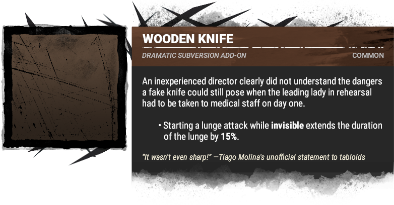wooden knife
