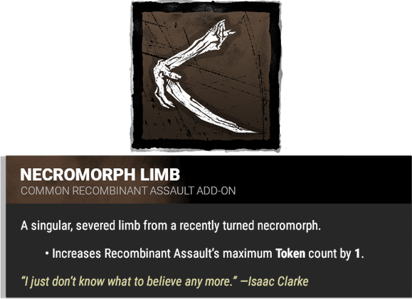 necromorph limb necromorph limb