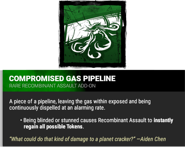 compromised gas pipeline