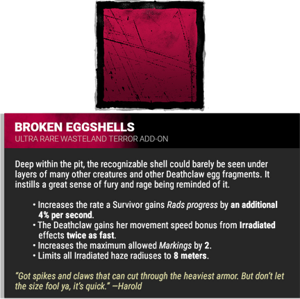 broken eggshells