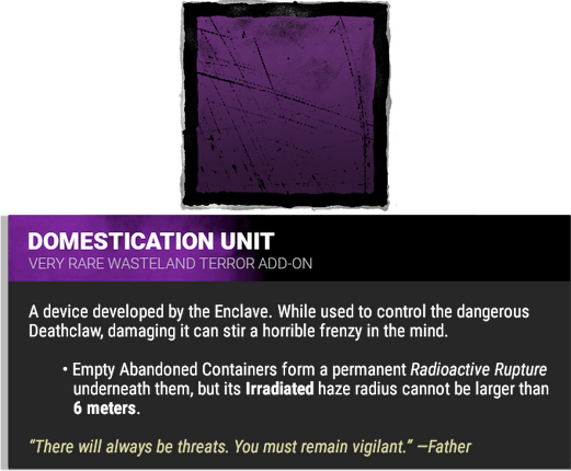 domestication unit