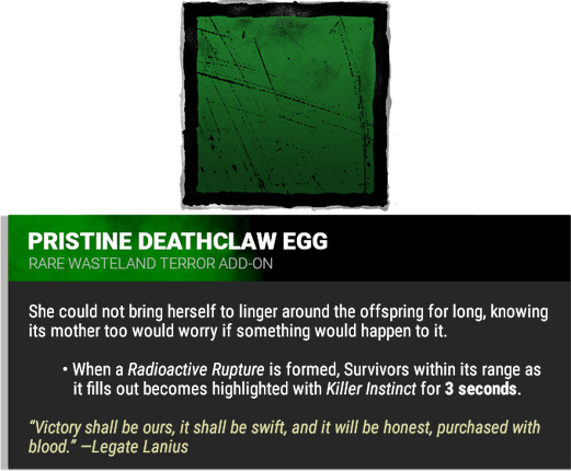 pristine deathclaw egg