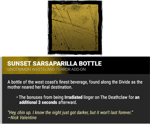sunset sarsaparilla bottle