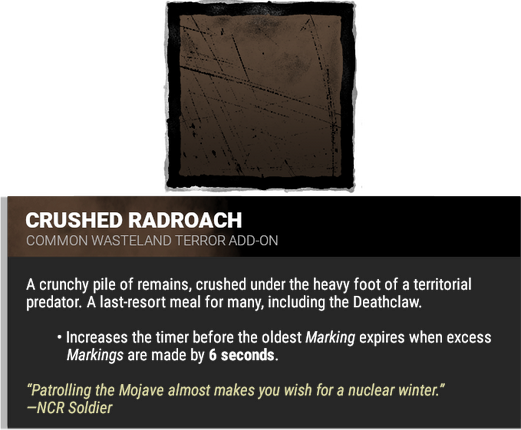 crushed radroach