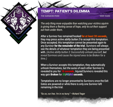 Tempt: Patient's Dilemma