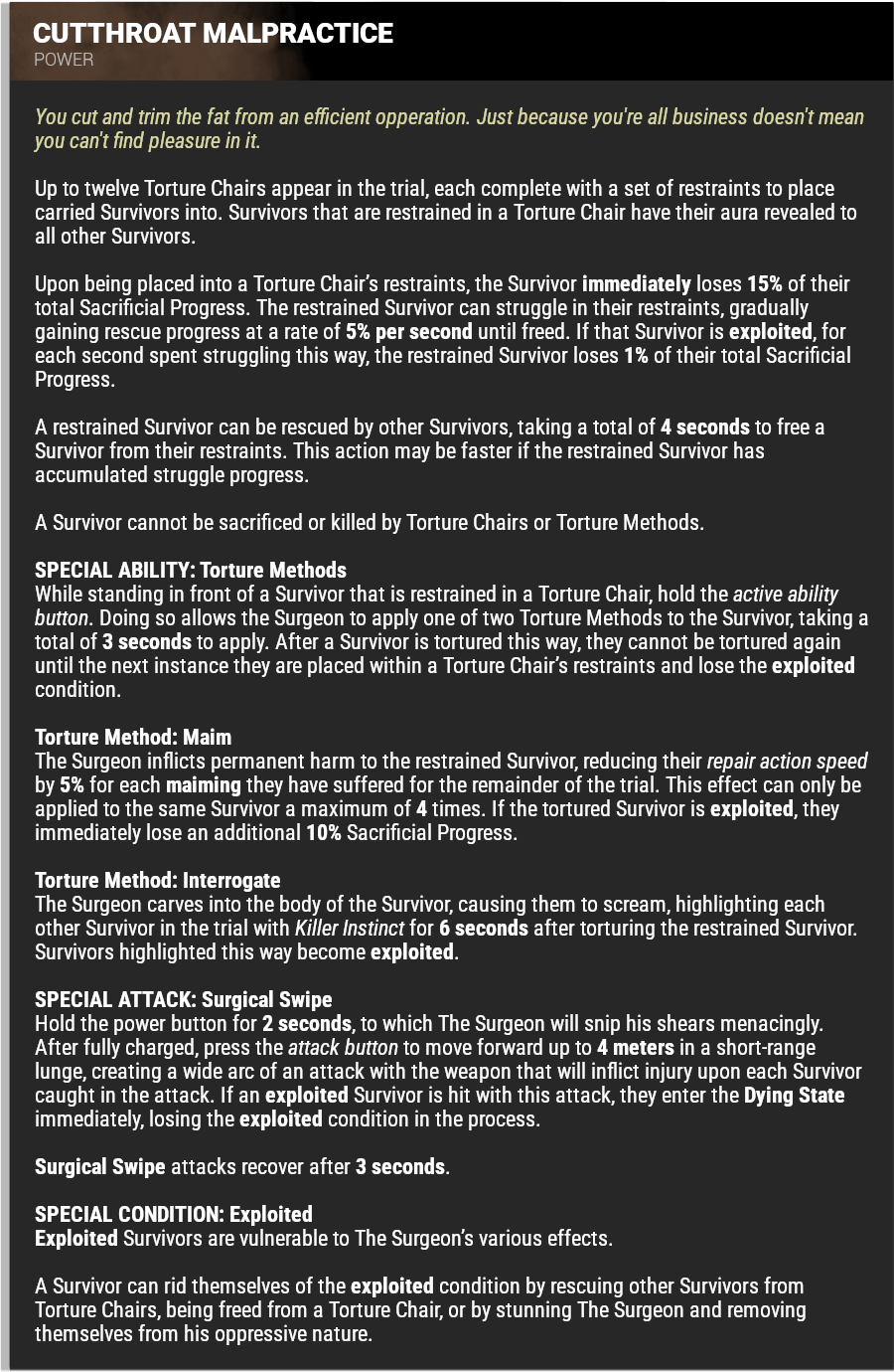 Cutthroat Malpractice